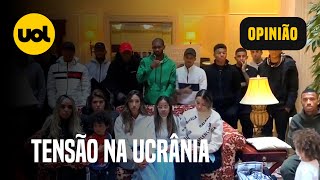 UCRÂNIA Jogadores brasileiros do Shakhtar pedem ajuda [upl. by Florinda]