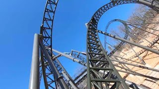 Time Traveler front seat onride HD POV Silver Dollar City [upl. by Leod138]