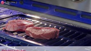 LG Range  How to Use the Broiler Feature [upl. by Secunda]