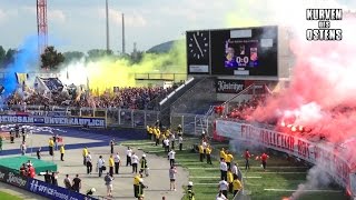 FC Carl Zeiss Jena 20 FC RotWeiß Erfurt 28052016  Choreo Pyroshows amp Support [upl. by Adoc]