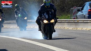 Best of Bikers 2020  Wheelies Rolling Burnouts Drag Racing amp more [upl. by Esorlatsyrc]