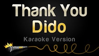 Dido  Thank You Karaoke Version [upl. by Gunas]