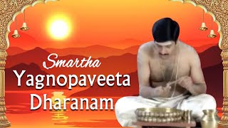 Mantras to Change Poonal  Sacred Thread  Yagnopaveeta Dharana Prayoga  Yajur Smartha amp Rig Veda [upl. by Ledeen190]