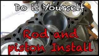 Piston and Rod Installation [upl. by Anstus]