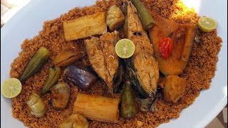 How to make Gambian Jollof Rice  Benachin [upl. by Ternan726]