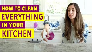 How to Clean Everything in your Kitchen [upl. by Naujik448]