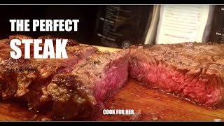 HOW TO COOK THE PERFECT STEAK IN THE OVEN [upl. by Aynom14]