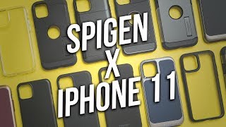 Spigen iPhone 1111 Pro Cases  Overview  Ultra Hybrid Thin Fit Tough Armor etc [upl. by Conias]