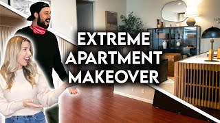 EXTREME APARTMENT MAKEOVER  DIY Transformation From Start To Finish [upl. by Atirys920]