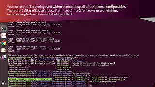 Configure and apply hardening rules in minutes with Ubuntu CIS Benchmark tooling [upl. by Nnaihs]