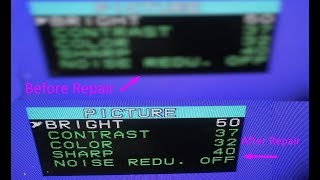 How To Repair Blurry Display Of CRT Television  Very Useful [upl. by Niehaus314]