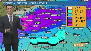 The Great Southeastern Snowstorm of 1973  Heres how it happened [upl. by Gibe]