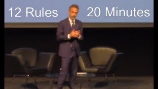 Jordan Peterson  12 Rules for Life in 20 Minutes [upl. by Trevlac258]