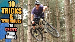 10 MTB TRICKS AND TECHNIQUES TO EXCITE YOUR RIDING [upl. by Jobina]