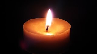 BEAUTIFUL Candle Relaxing Burning flame 10 minutes HD video [upl. by Aniryt365]