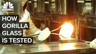 How Cornings New Gorilla Glass 6 Is Tested [upl. by Asirrac]