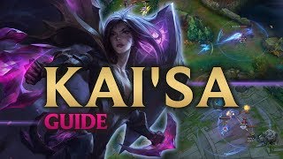 KaiSa Guide Mechanics Skills and Tricks [upl. by Litha]