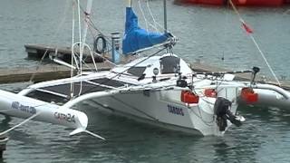 Sailing Hydrofoil CATRI 24 trimaran  Latvia to England [upl. by Avron]