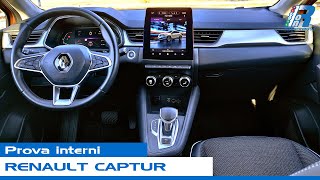 Prova interni Renault Captur INTENS  test drive [upl. by Robb]