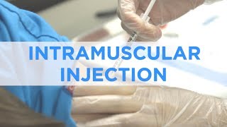 How To Perform an Intramuscular Injection [upl. by Ahcire58]