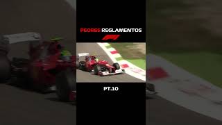 PEORES REGLAMENTOS F1  Pt10 💥 httpsamznto3q5mC8j formula1 automovilismo f1shorts gpf1 [upl. by Ataliah]