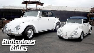 We Built A Giant VW Beetle  RIDICULOUS RIDES [upl. by Nosecyrb]