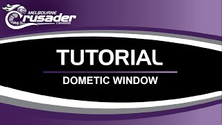 Crusader Caravans Melbourne Dometic Window Tutorial [upl. by Atel]