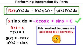 Integration By Parts [upl. by Llerihs]