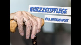 Kurzzeitpflege  ein Budget für Krisensituationen [upl. by Nylteak871]