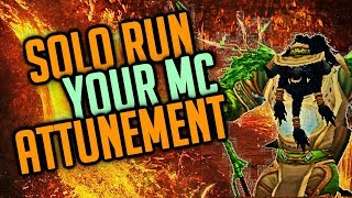 WoW Classic  How To Solo Run Attunement to the Core [upl. by Halverson]