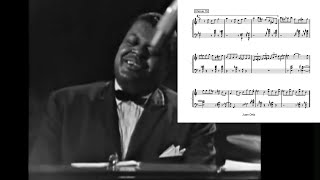 Oscar Peterson Transcription  C Jam Blues live 1964 [upl. by Faruq]