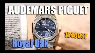 Audemars Piguet Royal Oak 15400ST Review [upl. by Leciram619]