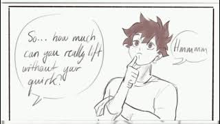 BNHA Comic Dub Aoyamas Request Deku is Ripped sequel [upl. by Penhall]