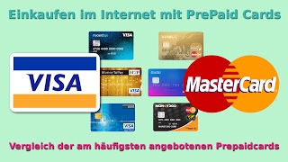 Prepaid Kreditkarten Vergleich VISA amp MASTER CARD [upl. by Halfon]