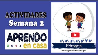 💻 PRIMARIA 1° 2° 3° 4° 5° y 6° grado 👌Cómo están organizadas las actividades ✔Aprendo en Casa [upl. by Mide]